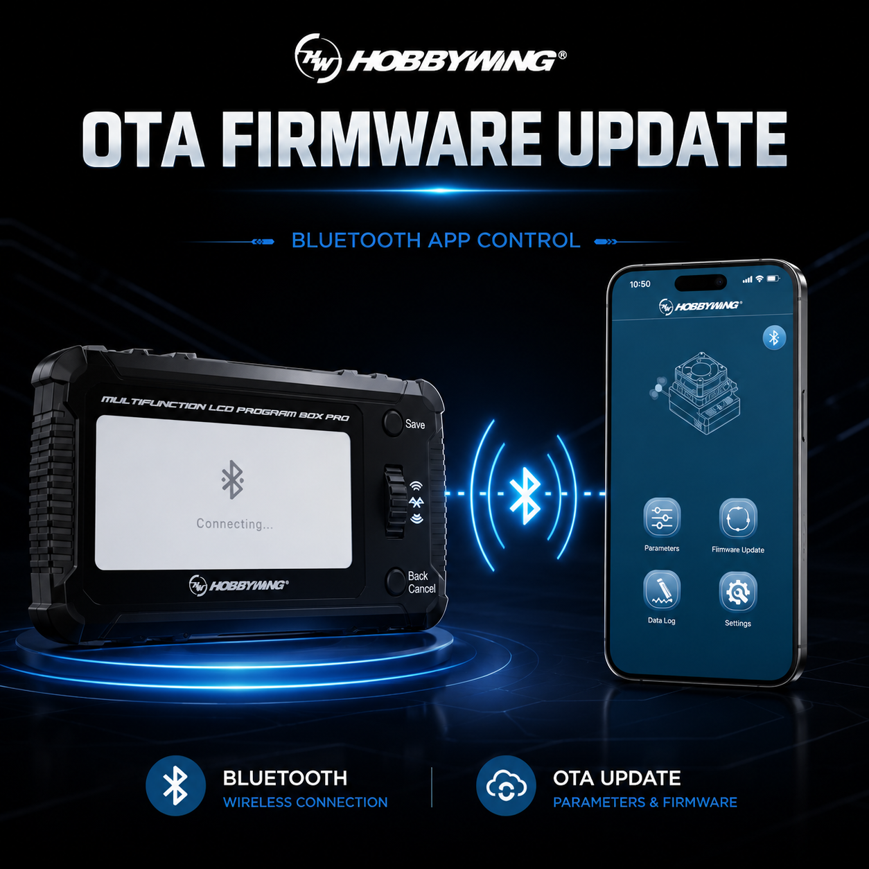 Hobbywing Multifunction LCD Program Box Pro G3 with OTA Bluetooth