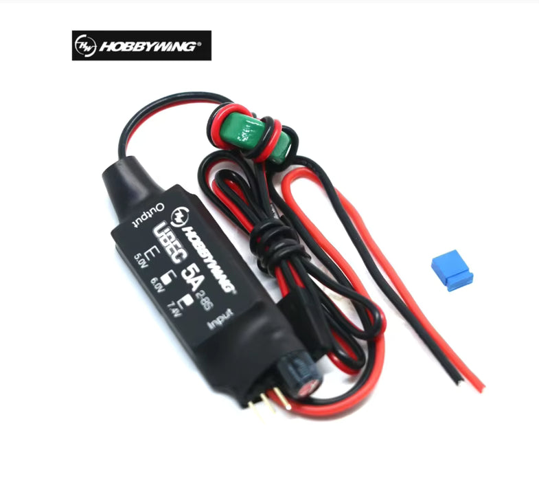 Hobbywing 5A UBEC V2 Air 5V/6V/7.4V External Switching BEC for 2-8S LiPo
