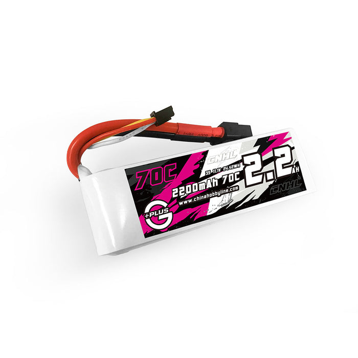 4 Packs CNHL G+Plus 2200mAh 11.1V 3S 70C Lipo Battery with XT60 Plug - UK Warehouse