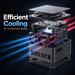 ISDT P30 high power LiPo charger air convection cooling system