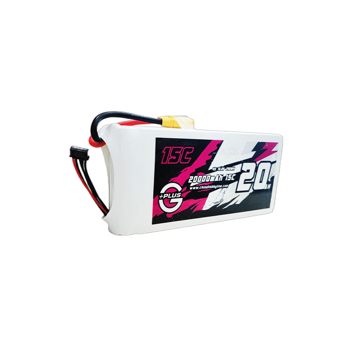 CNHL 20000mAh 14.8V 4S 15C Lipo Battery with XT90 Plug