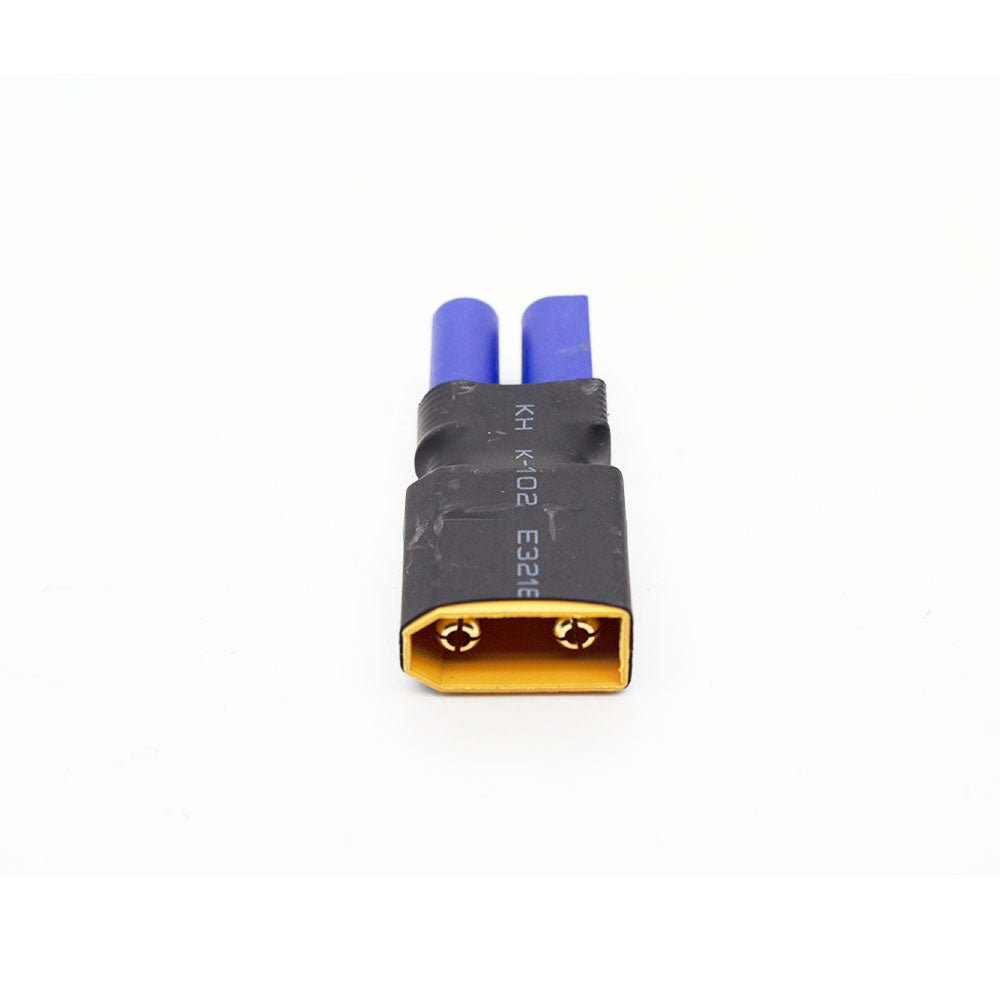 OliRC – Lot De 3 Adaptateurs XT60 Mâle Vers EC5 Femelle – Câble 14 AWG 5 Cm