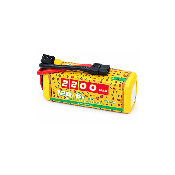 CNHL Speedy Pizza 2200mAh 6S FPV and RC helicopter LiPo battery with XT60 connector