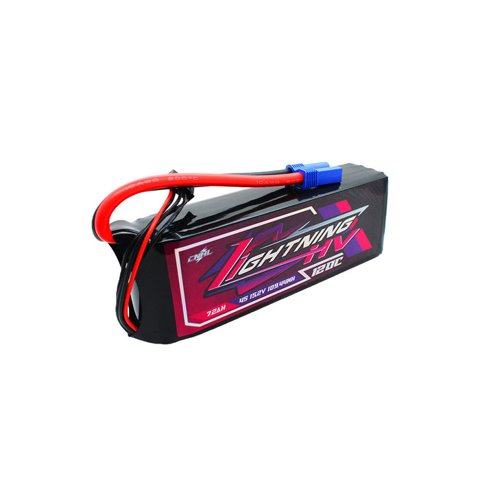 cnhl 7200mah 4s 120c lipo battery