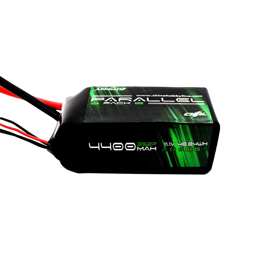 CNHL Parallel Series 4400mAh 11.1V 3S Shorty Lipo Battery Soft Pack