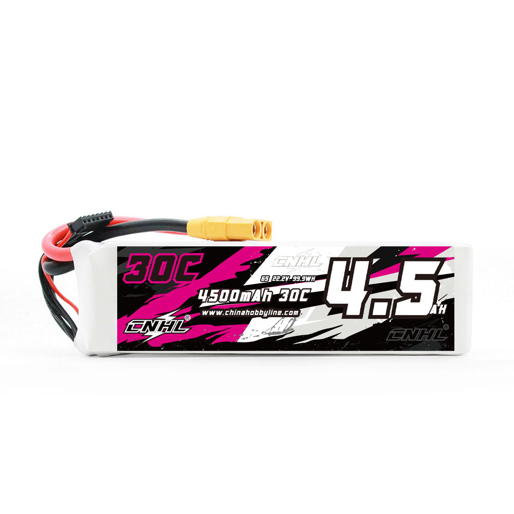 4500mAh 22.2V 6S Lipo Battery XT90 Plug