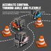 Accurate control of HG4-244 1/64 RC forklift driving through cones with flexible turning radius
