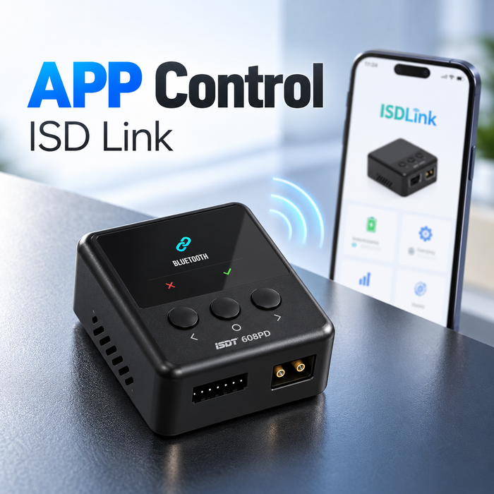 Chargeur LiPo intelligent ISDT 608PD 240 W 10 A – USB-C PD 3.1 140 W, 1–6S