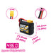 CNHL Long Range Series 5000mAh 21.6V 6S 21700 Li-ion Battery with XT90 Plug size and weight