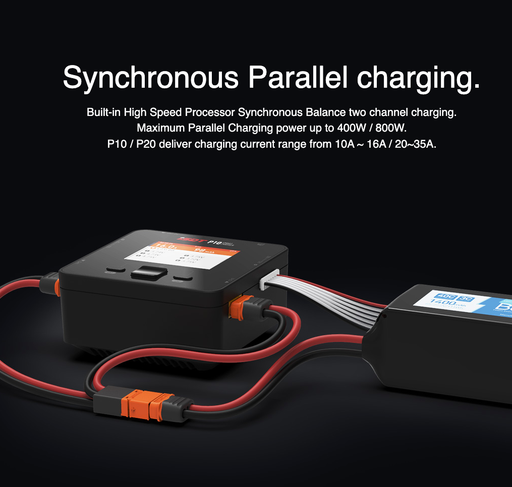 ISDT P20 synchronous parallel charging for high-power RC LiPo batteries