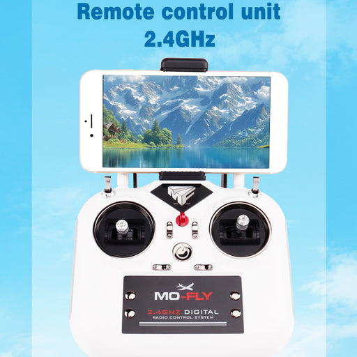 MF-A84 RC airplane transmitter 2.4GHz remote controller with phone mount for beginners