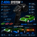 Hstar D24-03S 2.4GHz transmitter with gyro EPS speed and light control for RC drift car