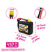 CNHL Long Range Series 5000mAh 21.6V 6S 21700 Li-ion Battery with XT60 Plug size and weight