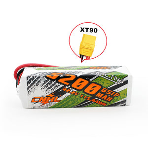 CNHL Racing Series 5200mAh 6S 22,2V LiPo-batteri 90C med XT90-kontakt