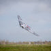 CNHL AviNationRC Horten Ho 229 RC plane in flight low over grass field