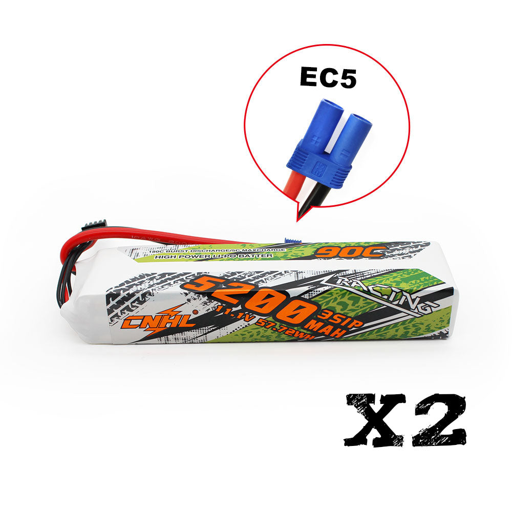 CNHL Series 5200mAh 11.1V 3S Lipo Battery EC5 Plug
