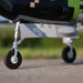 CNHL Super Tucano V2 silver all-metal nose landing gear close-up