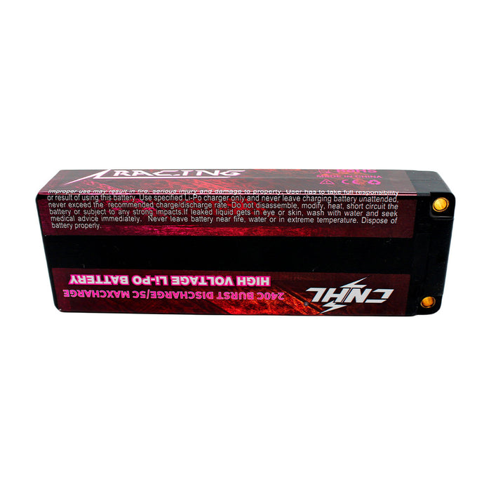 CNHL Racing Series LiHV 9000mAh 7,6 V 2S 120C HV batería Lipo de estuche rígido con enchufe EC5 para carreras RC