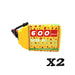 2 Packs CNHL Pizza Series 600mAh 22.2V 6S 120C Lipo Battery With XT30U-UK Warehouse