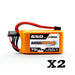 2 Packs CNHL MiniStar 650mAh 22.2V 6S 70C Lipo Battery with XT30U -UK Warehouse
