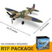 VOLANTEX Spitfire RC plane size 400mm wingspan ready to fly package
