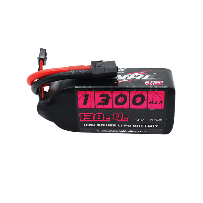 CNHL MiniStar 1300mAh 14.8V 4S 120C Lipo Battery with XT60 Plug