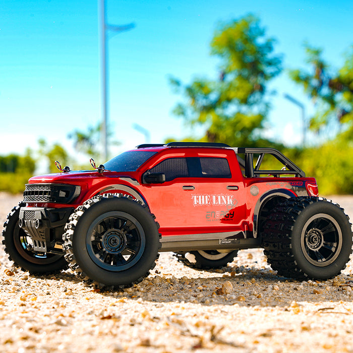 SCY 18102 1/12 RC monster truck brushed version on outdoor dirt road