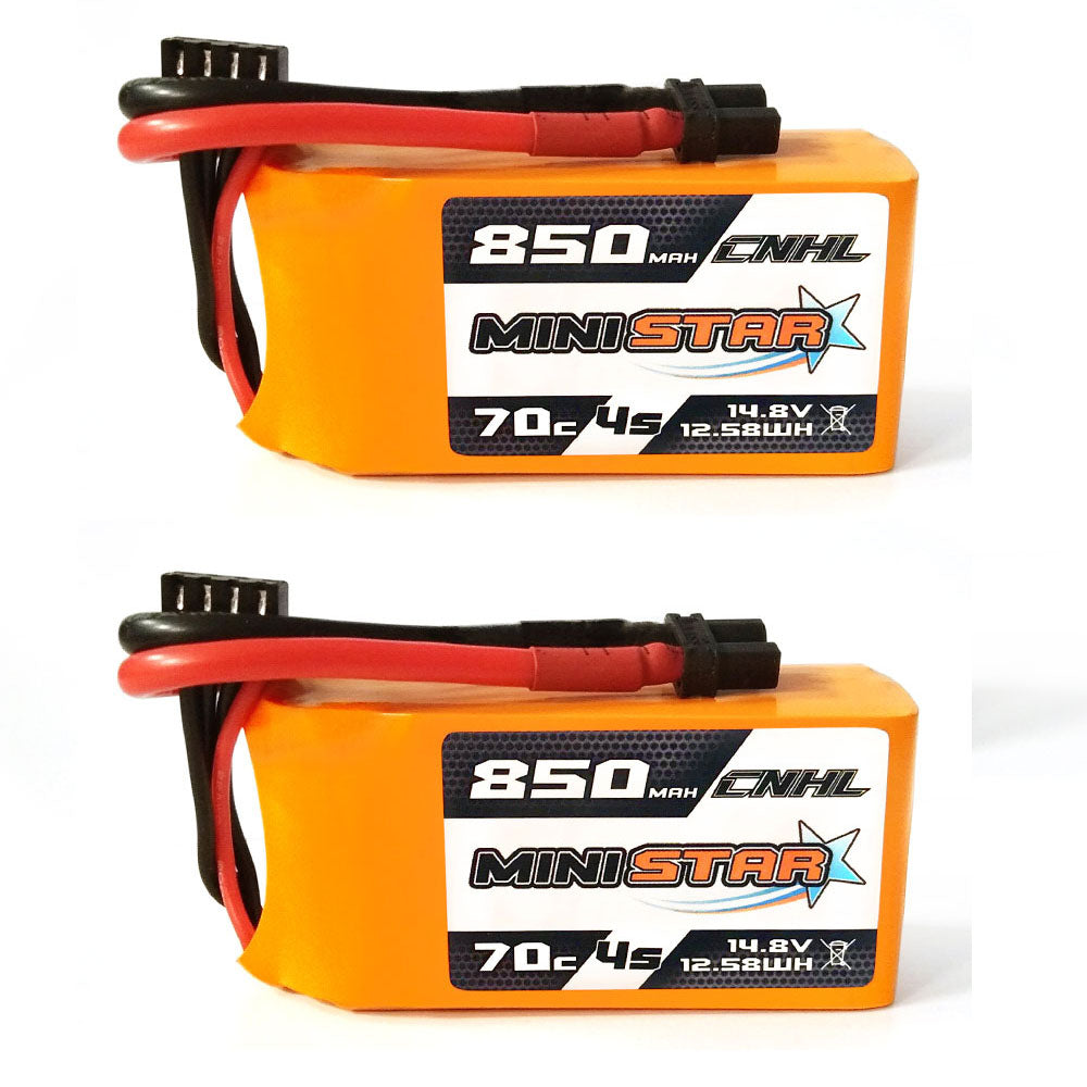 [Combo] 2 Packs CNHL 850mAh 14.8V 4S Lipo Battery XT30U