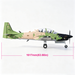 Side view of CNHL Super Tucano V2 1600mm RC plane showing 1617mm fuselage length