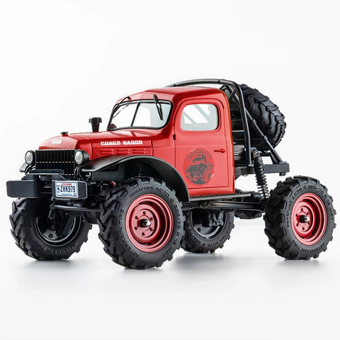 FMS (RTR) 1:24 FCX24 Power Wagon V2 4WD Rock Crawler w/2-Speed Transmission, Tx, LiPo & Charger
