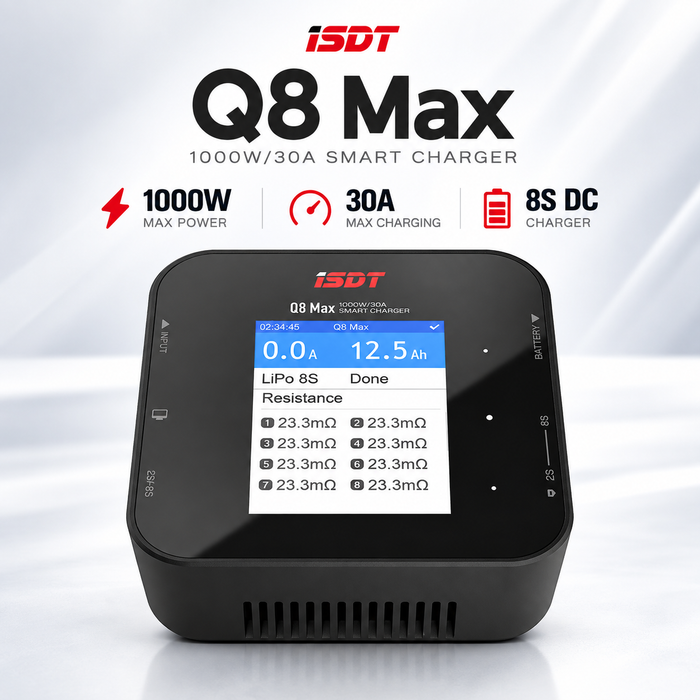 ISDT Q8 Max compact 1000W high power DC LiPo battery charger internal design