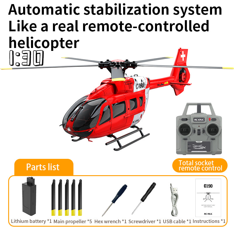 RC ERA C190 (H145) Flybarless Brushless RC Helicopter RTF | 1:30
