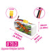The Size of CNHL Racing Series 6200mAh 22.2V 6S 90C Lipo Battery with XT90 Plug