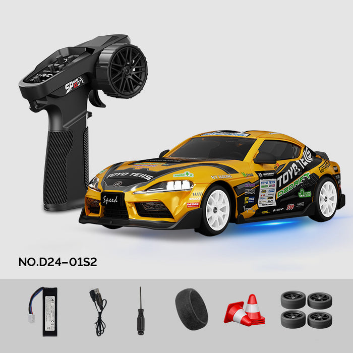 Hstar D24-01S 1:24 Toyota GR Supra-stijl RC driftauto met 4WD gyroscoopbesturing