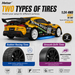 Hstar D24-01S Toyota GR Supra style RC car with smooth drift tires and rubber racing tires