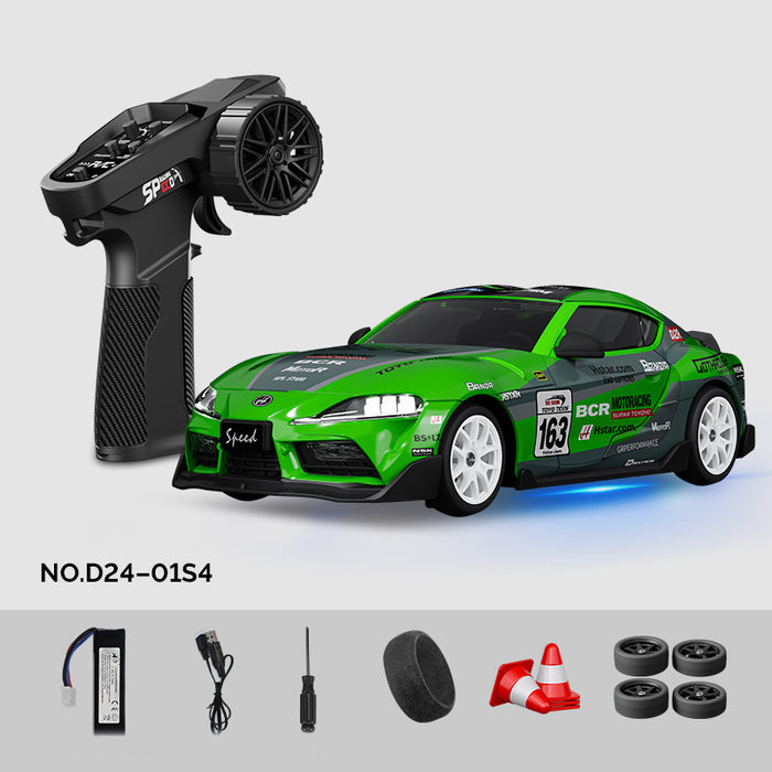 Hstar D24-01S 1:24 Toyota GR Supra-stijl RC driftauto met 4WD gyroscoopbesturing