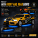 Hstar D24-01S Toyota GR Supra style RC drift car with front lights rear lights and underglow