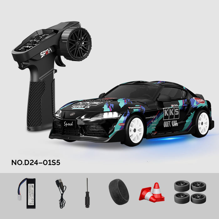 Hstar D24-01S 1:24 Toyota GR Supra-stijl RC driftauto met 4WD gyroscoopbesturing