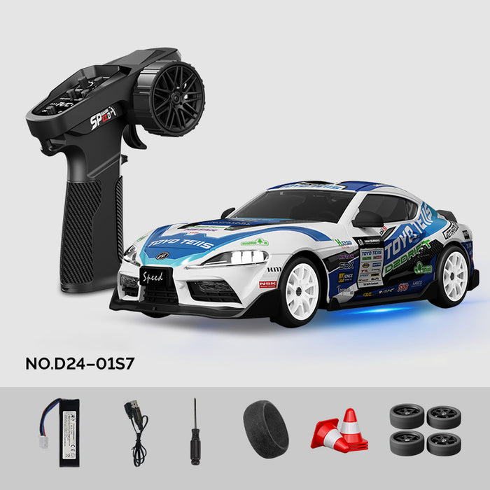 Hstar D24-01S 1:24 Toyota GR Supra-stijl RC driftauto met 4WD gyroscoopbesturing