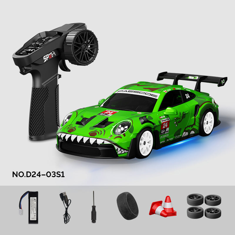Hstar D24-03S 911 Stil Mini Drift RC Araba | 1:24 4WD Jiroskop