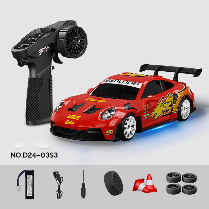 Hstar D24-03S 1:24 Porsche 911 GT3 RS Styl RC Drift Car z 4WD i kontrolą żyroskopową