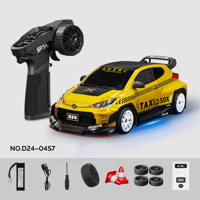 Hstar D24-04S 1:24 Toyota GR Yaris Style RC Drift Car with 4WD Gyro Control