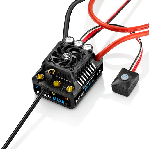 Hobbywing EZRUN MAX8 G2S 160A 3-6S Bluetooth Sensored ESC with XT90 for 1/8 RC Cars