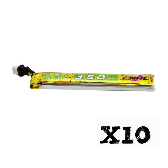 LiPo-акумулятор CNHL Pizza Series 350mAh 1S BT2.0 HV для BETAFPV Air65