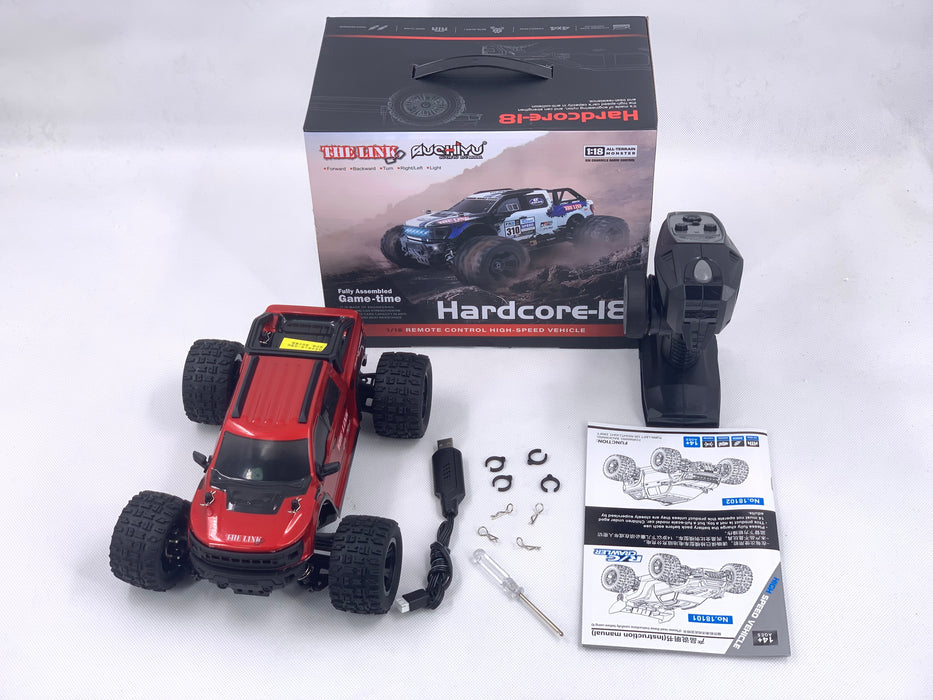 SCY 18102 brushed RC truck full package with transmitter, battery, and charger