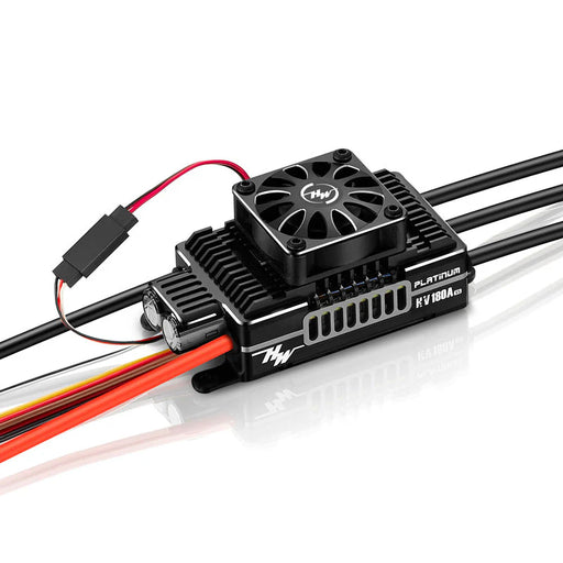 Hobbywing Platinum 180A HV SBEC V5 ESC for 550 700 class helicopters and fixed-wing aircraft
