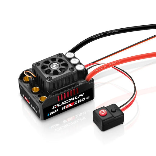 Hobbywing QUICRUN WP 8BL150 G2 150A waterproof brushless ESC for 1/8 RC trucks and monster trucks