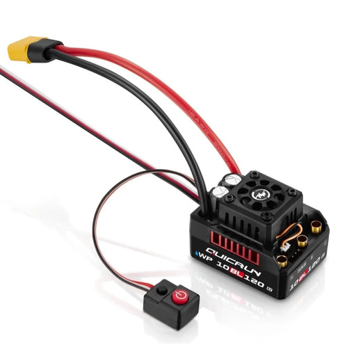 Hobbywing QUICRUN WP 10BL120 G2 120A waterproof brushless ESC for 1/10 RC monster trucks and short course trucks