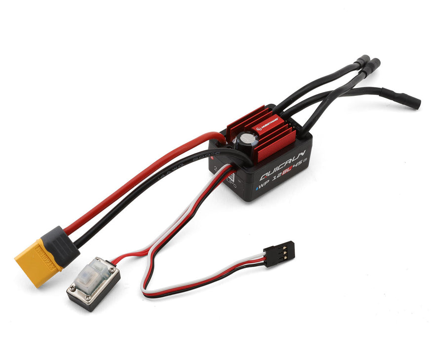 Hobbywing QUICRUN WP 12BL45 G2 45A waterproof brushless ESC with XT60 for 1/12 and 1/14 RC cars