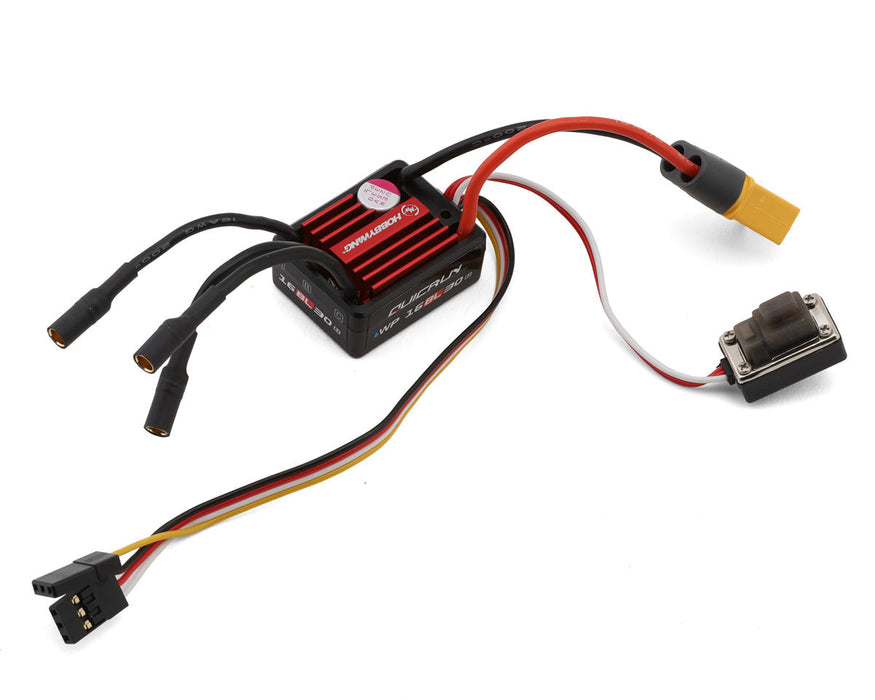 Hobbywing QUICRUN WP 16BL30 G2 30A waterproof brushless ESC for 1/16 and 1/18 RC cars
